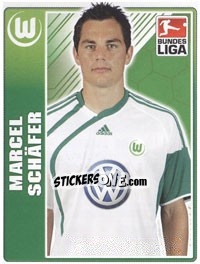 Sticker Marcel Schafer - German Football Bundesliga 2009-2010 - Topps