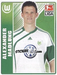 Cromo Alexander Madlung - German Football Bundesliga 2009-2010 - Topps