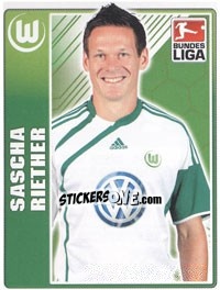 Sticker Sascha Riether - German Football Bundesliga 2009-2010 - Topps