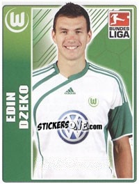 Sticker Edin Dzeko - German Football Bundesliga 2009-2010 n. 413 - Topps