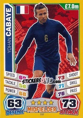 Cromo Yohan Cabaye