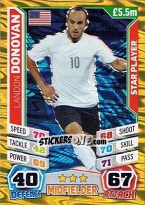 Cromo Landon Donovan - Match Attax England 2014 - Topps