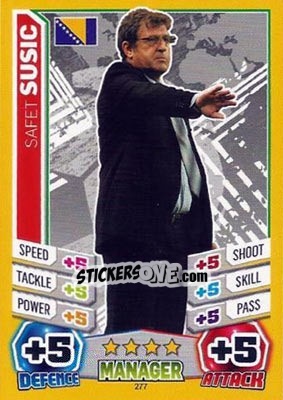 Figurina Safet Susic - Match Attax England 2014 - Topps