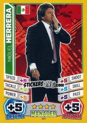 Figurina Miguel Herrera - Match Attax England 2014 - Topps