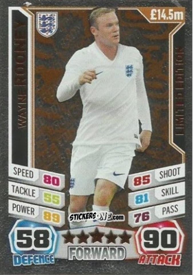 Cromo Wayne Rooney - Match Attax England 2014 n. LE1 - Topps