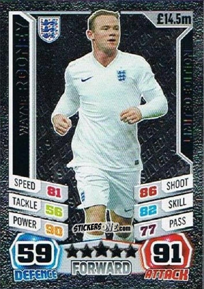 Cromo Wayne Rooney - Match Attax England 2014 n. LE1s - Topps