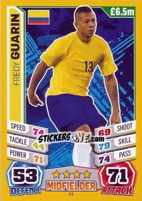 Sticker Fredy Guarin