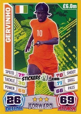 Sticker Gervinho - Match Attax England 2014 - Topps