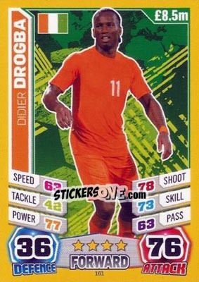 Sticker Didier Drogba - Match Attax England 2014 - Topps