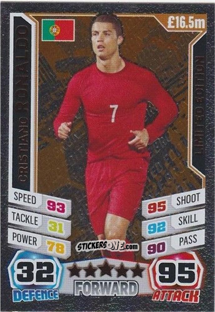 Sticker Cristiano Ronaldo - Match Attax England 2014 n. LE3 - Topps