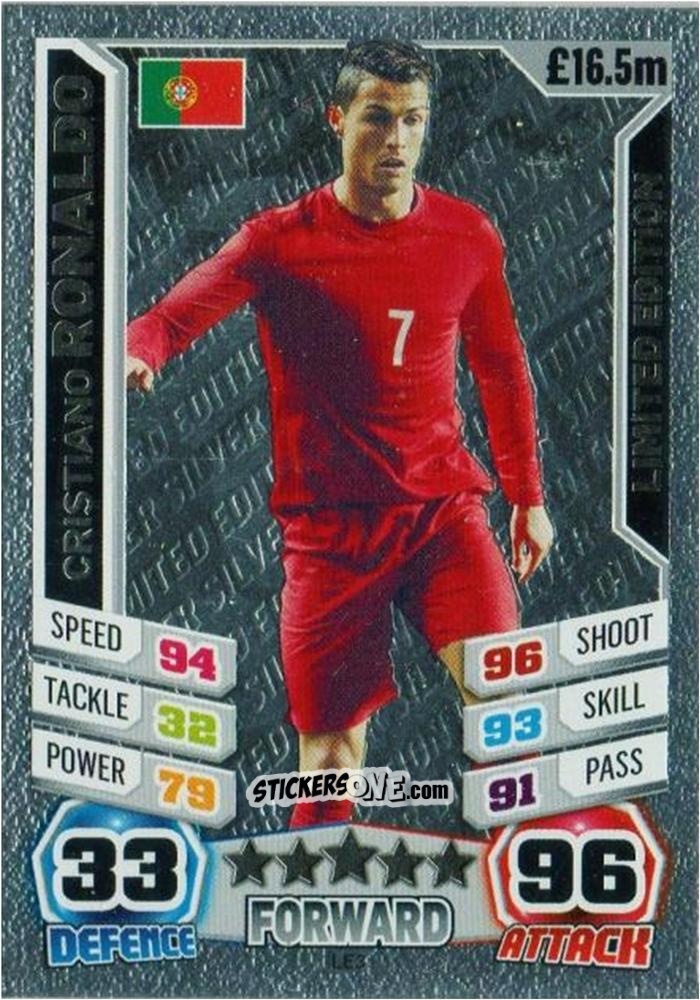 Sticker Cristiano Ronaldo - Match Attax England 2014 n. LE3s - Topps