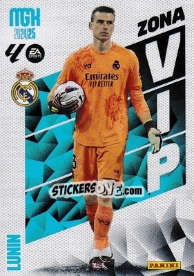 Sticker Lunin - LaLiga 2024-2025. Megacracks
 n. 399 - Panini