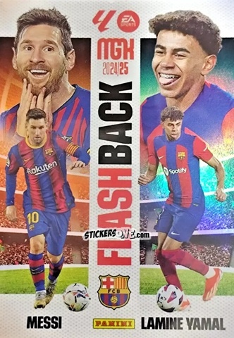 Sticker Messi / Lamine Yamal - LaLiga 2024-2025. Megacracks
 n. 429 - Panini