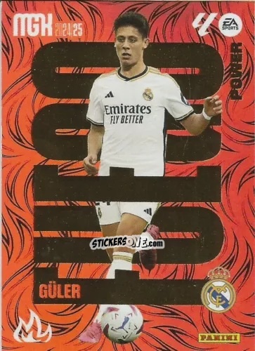 Sticker Güler - LaLiga 2024-2025. Megacracks
 n. P380 - Panini
