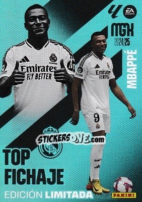 Sticker Mbappé - LaLiga 2024-2025. Megacracks
 n. LE-MB - Panini