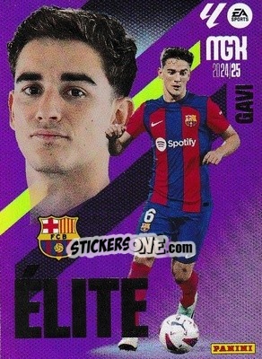Sticker Gavi - LaLiga 2024-2025. Megacracks
 n. 4 - Panini