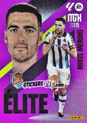 Sticker Mikel Merino - LaLiga 2024-2025. Megacracks
 n. 9 - Panini