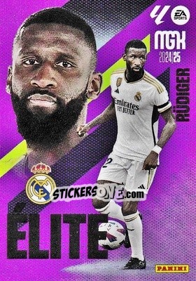 Sticker Rüdiger - LaLiga 2024-2025. Megacracks
 n. 15 - Panini