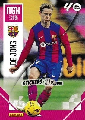 Sticker De Jong - LaLiga 2024-2025. Megacracks
 n. 82 - Panini