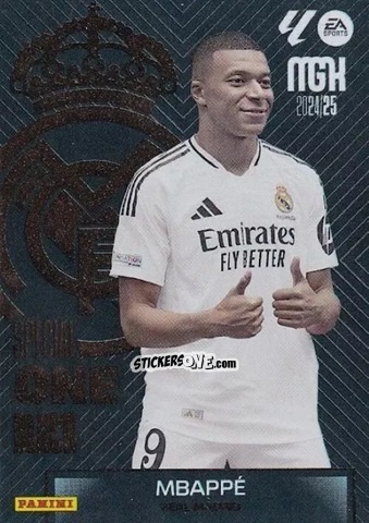 Sticker Kylian Mbappé - LaLiga 2024-2025. Megacracks
 n. SOB-KM - Panini