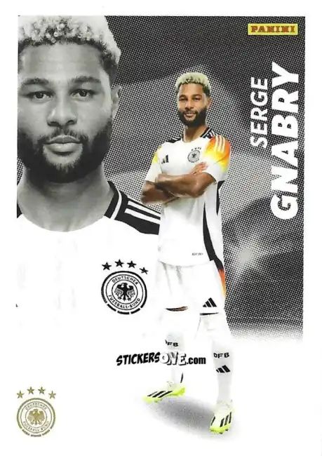 Sticker Serge Gnabry - DFB Team-Set 2024
 n. BA-14 - Panini