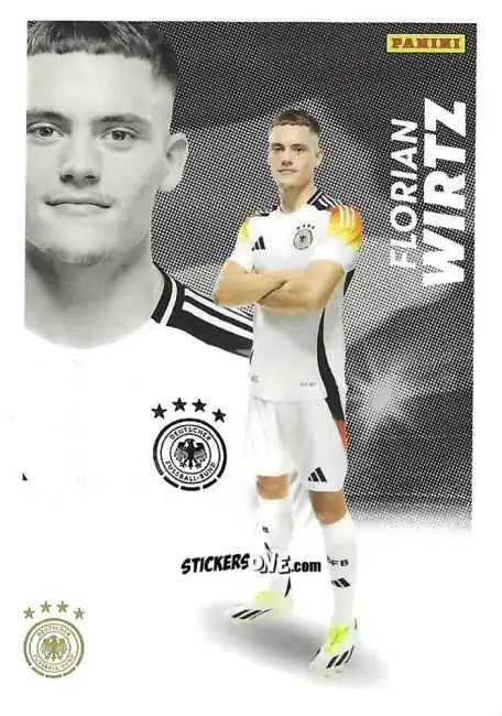 Sticker Florian Wirtz - DFB Team-Set 2024
 n. BA-22 - Panini