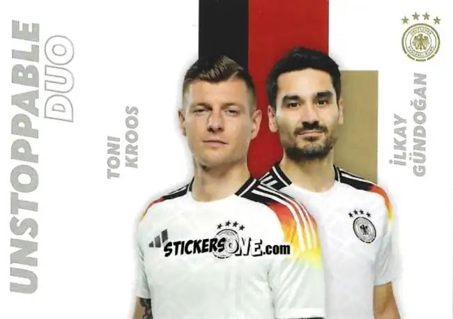Sticker Toni Kroos / İlkay Gündoğan - DFB Team-Set 2024
 n. DUO-01 - Panini
