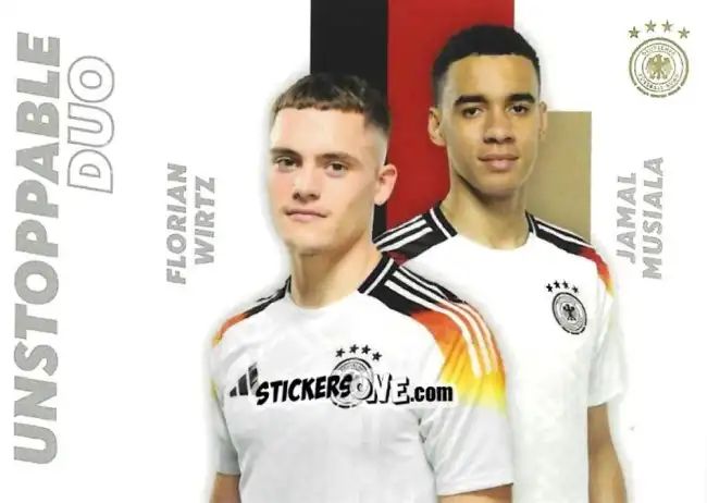 Cromo Florian Wirtz / Jamal Musiala - DFB Team-Set 2024
 n. DUO-02 - Panini