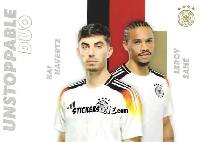Cromo Leroy Sané / Kai Havertz - DFB Team-Set 2024
 n. DUO-07 - Panini
