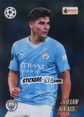 Sticker Julián Álvarez - Heritage UEFA Club Competitions 2023-2024
 n. 1 - Topps Merlin