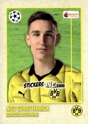 Sticker Nico Schlotterbeck - Heritage UEFA Club Competitions 2023-2024
 n. 4 - Topps Merlin