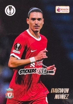 Sticker Darwin Núñez - Heritage UEFA Club Competitions 2023-2024
 n. 5 - Topps Merlin