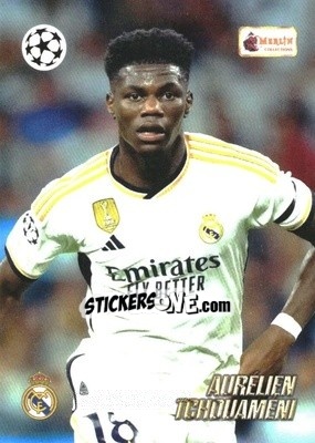 Sticker Aurélien Tchouameni - Heritage UEFA Club Competitions 2023-2024
 n. 11 - Topps Merlin