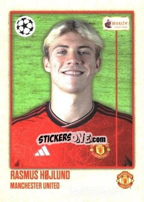 Sticker Rasmus Højlund - Heritage UEFA Club Competitions 2023-2024
 n. 17 - Topps Merlin