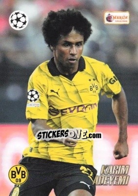 Sticker Karim Adeyemi - Heritage UEFA Club Competitions 2023-2024
 n. 27 - Topps Merlin