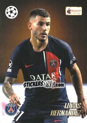 Sticker Lucas Hernández - Heritage UEFA Club Competitions 2023-2024
 n. 35 - Topps Merlin