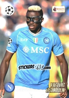 Sticker Victor Osimhen - Heritage UEFA Club Competitions 2023-2024
 n. 57 - Topps Merlin