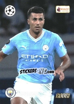 Sticker Rodri - Heritage UEFA Club Competitions 2023-2024
 n. 59 - Topps Merlin