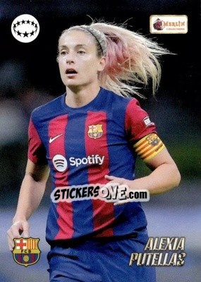 Sticker Alexia Putellas - Heritage UEFA Club Competitions 2023-2024
 n. 74 - Topps Merlin