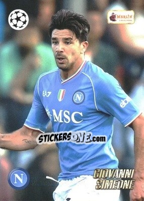 Sticker Giovanni Simeone - Heritage UEFA Club Competitions 2023-2024
 n. 76 - Topps Merlin