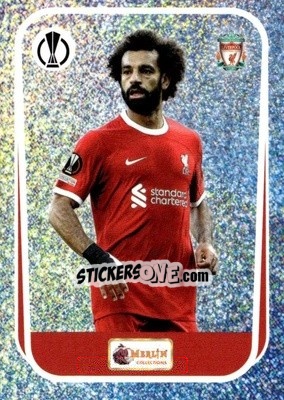 Sticker Mohamed Salah - Heritage UEFA Club Competitions 2023-2024
 n. 93 - Topps Merlin