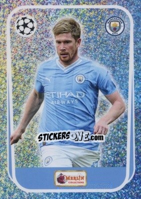Sticker Kevin de Bruyne - Heritage UEFA Club Competitions 2023-2024
 n. 96 - Topps Merlin