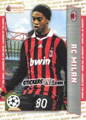 Sticker Ronaldinho - Heritage UEFA Club Competitions 2023-2024
 n. 107 - Topps Merlin