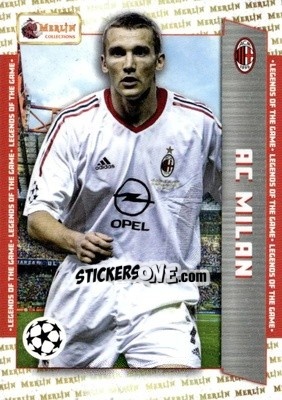 Sticker Andriy Shevchenko - Heritage UEFA Club Competitions 2023-2024
 n. 124 - Topps Merlin