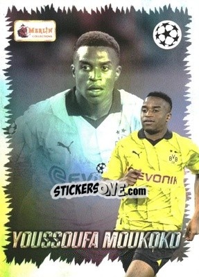 Sticker Youssoufa Moukoko - Heritage UEFA Club Competitions 2023-2024
 n. 136 - Topps Merlin