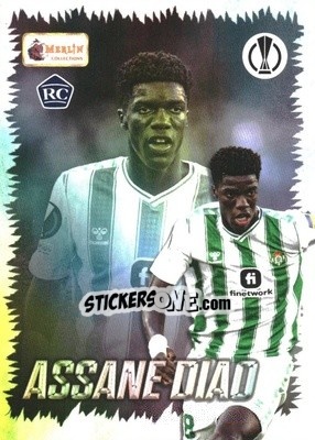 Sticker Assane Diao - Heritage UEFA Club Competitions 2023-2024
 n. 138 - Topps Merlin