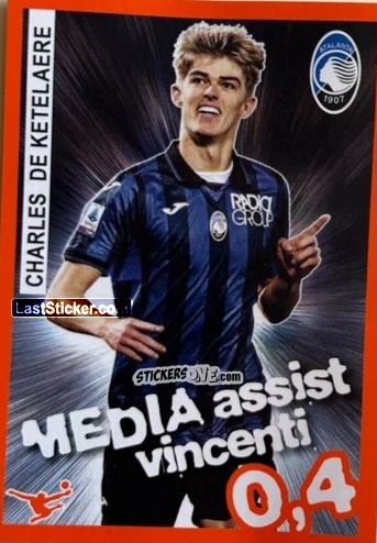 Figurina Charles De Ketelaere - Calciatori 2023-2024 Celebration
 n. 5 - Panini