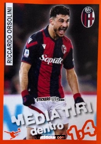 Figurina Riccardo Orsolini - Calciatori 2023-2024 Celebration
 n. 8 - Panini