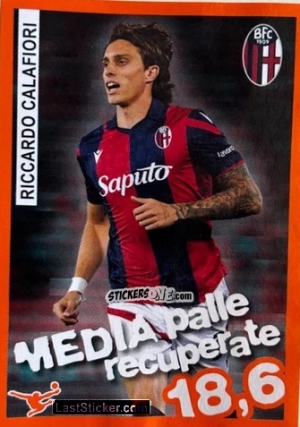 Figurina Riccardo Calafiori - Calciatori 2023-2024 Celebration
 n. 12 - Panini