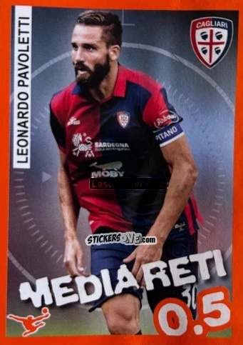 Sticker Leonardo Pavoletti - Calciatori 2023-2024 Celebration
 n. 13 - Panini